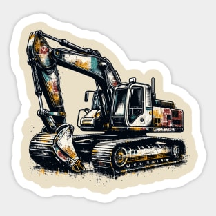 Excavator Sticker